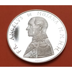 . Tirada 3.000 ORDEN DE MALTA 9 TARI 1981 AÑO DE LAS PERSONAS DISCAPACITADAS KM.X.86 MONEDA DE PLATA PROOF