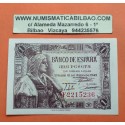 ESPAÑA 1 PESETA 1945 REINA ISABEL LA CATOLICA Serie F Pick 128 BILLETE SIN CIRCULAR SC Spain UNC banknote