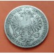 AUSTRIA 1 FLORIN 1861 A Emperador FRANZ JOSEPH I y AGUILA KM.2219 MONEDA DE PLATA MBC- Österreich silver