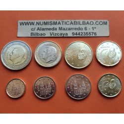 . @ESPAÑA@ MONEDAS EUROS 2015 FELIPE VI 1 Cts/2€ SC TIra Serie