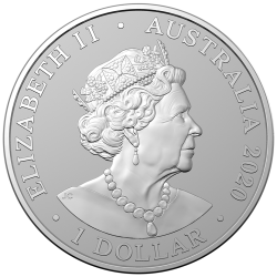 .  1 ONZA 2020 x AUSTRALIA 1 DOLAR 2020 ARAÑA ROJA Serie ANIMALES PELIGROSOS 1ª MONEDA DE PLATA OZ REDBACK SPIDER
