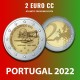 . 1 moneda x PORTUGAL 2 EUROS 2022 AVION TRAVESIA DEL ATLANTICO SUR SC 1ª MONEDA CONMEMORATIVA Euro coin