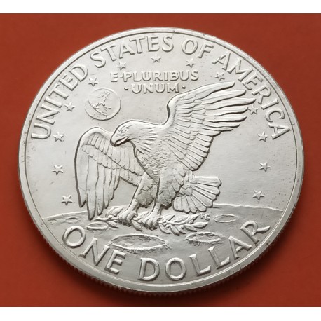 ESTADOS UNIDOS 1 DOLAR 1971 S PRESIDENTE EISENHOWER @RAYITA@ KM.203A MONEDA DE PLATA SC USA Silver Dollar