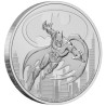 @RARA - 1 ONZA 2021@ NIUE 2 DOLARES 2021 BATMAN DC COMICS THE JUSTICE LEAGUE MONEDA DE PLATA PURA 999 silver OZ