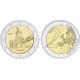 . 1 moneda x ALEMANIA 2 EUROS 2022 THURINGEN Castillo de Wartburg @CECA AL AZAR@ CONMEMORATIVA SC Germany BRD Euro 2€