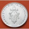VATICANO 5 LIRAS 1974 PAJAROS y ESCUDO DEL PAPA PABLO VI KM.118 MONEDA DE ALUMINIO SC 5 Lire PAULUS VI