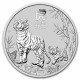 . 1 aacoin AUSTRALIA 2 DOLARES 2022 AÑO DEL TIGRE Perth Mint Serie Lunar 4ª MONEDA DE PLATA SC Year of the TIGER ONZAS