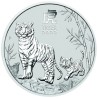 . 1 aacoin AUSTRALIA 2 DOLARES 2022 AÑO DEL TIGRE Perth Mint Serie Lunar 4ª MONEDA DE PLATA SC Year of the TIGER ONZAS
