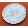REPUBLICA DE CHILE 1 PESO 1878 So SANTIAGO CONDOR y ESCUDO KM.142.1 MONEDA DE PLATA @RARA@ Silver coin