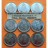 9 monedas NUEVAS x ESPAÑA 50 PESETAS 1975 * 76 - 78 - 79 - 80 JUAN CARLOS I + 1980 * 80 - 81 - 82 MUNDIAL 1982 1983
