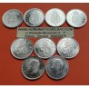 9 monedas NUEVAS x ESPAÑA 50 PESETAS 1975 * 76 - 78 - 79 - 80 JUAN CARLOS I + 1980 * 80 - 81 - 82 MUNDIAL 1982 1983