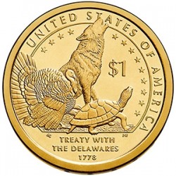 ESTADOS UNIDOS 1 DOLAR INDIA SACAGAWEA 2013 D SC US DOLLAR