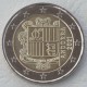 ANDORRA 2 EUROS 2021 ESCUDO NACIONAL MONEDA BIMETALICA @NO CONMEMORATIVA@ SC TIPO NORMAL LA DE CIRCULACION