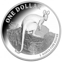 AUSTRALIA 1 DOLAR 2010 CANGURO PLATA Silver Kangaroo Känguru $1