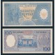 @ESCASO@ INDONESIA 100 RUPIAS 1964 RECOLECTOR DE CAUCHO y CABAÑA Pick 98 BILLETE SC Color AZUL UNC BANKNOTE
