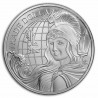 . 1 aaacoin x SANTA HELENA 1 LIBRA 2022 TRADE DOLLAR y BRITANNIA Tirada 5.000 PLATA SC silver OZ cápsula ONZA