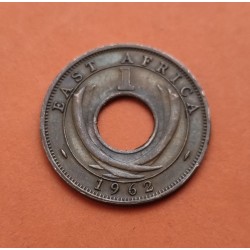 AFRICA DEL ESTE BRITANICA 10 CENTIMOS 1952 JORGE VI BRONCE SC EA
