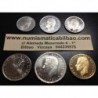 ESPAÑA SERIE 1982 SC : 1 + 2 + 5 + 10 + 25 + 50 PESETAS 1982 + 100 PESETAS 1982 JUAN CARLOS I SIN CIRCULAR