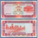 MACAO 10 PATACAS 2003 Edificio y Puente Pick 77 BILLETE SC Macau BANCO NACIONAL ULTRAMARINO UNC BANKNOTE