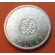 CANADA 1 DOLAR 1964 1864 CHARLOTTETOWN QUEBEC KM.58 MONEDA DE PLATA SC $1 Dollar silver coin R/1