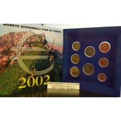 SAN MARINO CARTERA OFICIAL EUROS 2002 BU SET KMS