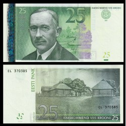 . ESTONIA 10 KROONI 1991 JACOB HURT Pick 72A SC ESTONIE