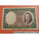 1 billete x ESPAÑA 25 PESETAS 1931 VICENTE LOPEZ Sin Serie Pick 81 BILLETE MUY CIRCULADO tono amarillento II REPUBLICA L/2