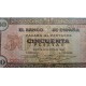 ESPAÑA 50 PESETAS 1938 CASTILLO de OLITE Serie C 6225815 Pick 112 BILLETE EBC- @RARO@ Spain banknote