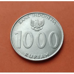 INDONESIA 1000 RUPIAS 2010 EDIFICIO ANGKLUNG KM.70 MONEDA DE NICKEL SC-