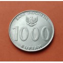 INDONESIA 1000 RUPIAS 2010 EDIFICIO ANGKLUNG KM.70 MONEDA DE NICKEL SC-