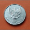 INDONESIA 500 RUPIAS 2003 FLOR NACIONAL BUNGA MELATI KM.67 MONEDA DE ALUMINIO SC-