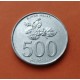 INDONESIA 500 RUPIAS 2003 FLOR NACIONAL BUNGA MELATI KM.67 MONEDA DE ALUMINIO SC-