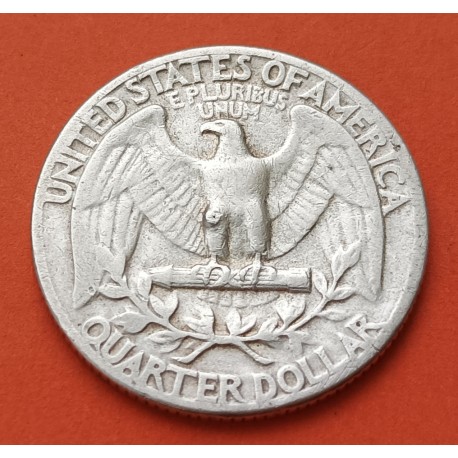 ESTADOS UNIDOS 1/4 DOLAR 1948 P PRESIDENTE GEORGE WASHINGTON KM.164 MONEDA DE PLATA MBC- USA silver Quarter Dollar R/2
