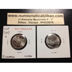 .ESTADOS UNIDOS 5 CENTAVOS 2005 D OCEANO NICKEL SC USA