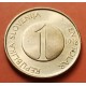 ESLOVENIA 1 TOLARJEV 1998 ESCUDO y VALOR LATON SC Slovenia