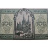 1 billete NUEVO + DOBLEZ CENTRAL x ESPAÑA 100 PESETAS 1936 CATEDRAL DE BURGOS Serie J 784984 Pick 101 SC Spain banknote