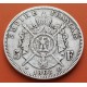 FRANCIA 5 FRANCOS 1868 BB Ceca de Strasbourg EMPERADOR NAPOLEON III KM.799.2 MONEDA DE PLATA MBC- Republique Francaise