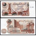 ARGELIA 200 DINARES 1983 MONUMENTO, ANFORA y DESFILADERO Pick 135 BILLETE SC Algerie Algeria 200 Dinars UNC BANKNOTE