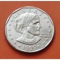 ESTADOS UNIDOS 1 DOLAR 1999 P SUSAN B. ANTHONY AGUILA SOBRE LA LUNA KM.207 MONEDA DE NICKEL @ESCASA@ SC- USA 1 Dollar