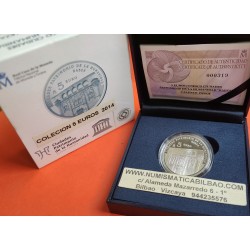 .ESPAÑA FNMT 5€ EUROS 2014 PLATA BAEZA JAEN PATRIMONIO