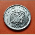 COLOMBIA 50 CENTAVOS 1965 JORGE ELIEGER KM.225 MONEDA DE NICKEL EBC/SC República Colombiana