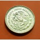 MEXICO 20 PESOS 1985 GUADALUPE VICTORIA KM.508 MONEDA DE LATON SC- PRIMER PRESIDENTE DEL PAIS coin