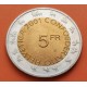 SUIZA 5 FRANCOS 2001 B MUÑECO DE NIEVE ZURCHER SECHSELAUTEN KM.92 MONEDA BIMETALICA SC- Switzerland 5 Francs