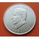 PARAGUAY 300 GUARANIES 1973 LEON y STROESSNER KM.29 MONEDA DE PLATA SC Imperfecciones República silver coin