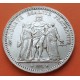 FRANCIA 5 FRANCOS 1873 A Ceca de PARIS LAS 3 GRACIAS KM.799.1 MONEDA DE PLATA MBC FRANCE Empire Francais R/3