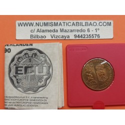 . CURACAO 1 GULDEN 1944 WILHELMINA PLATA EBC- HOLANDA KM 45