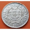 PORTUGAL 1 ESCUDO 1915 DAMA ALEGORICA KM.564 MONEDA DE PLATA MBC @RARA@ República Portuguesa silver coin
