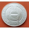 0,50 ONZAS x AUSTRIA 100 SCHILLINGS 1975 TRATADO DEL ESTADO 20 Aniv.o KM.2924 MONEDA DE PLATA EBC+ Osterreich silver