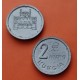 1 moneda x MUNGUIA 2 EUROS 1999 CASTILLO MONEDA simil de NICKEL en EURO PRUEBA SC- MUNGIA EUZKADI VIZCAYA
