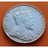 @RARA@ ESTRECHOS MALAYOS 1 DOLAR 1907 H EDUARDO VII BRITISH STRAITS SETTLEMENTS KM.26 MONEDA DE PLATA MBC+/EBC- Malaysia